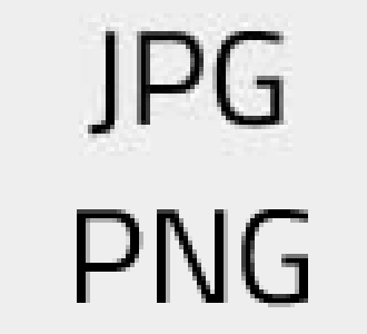 Srovnání kvality textu JPG a PNG