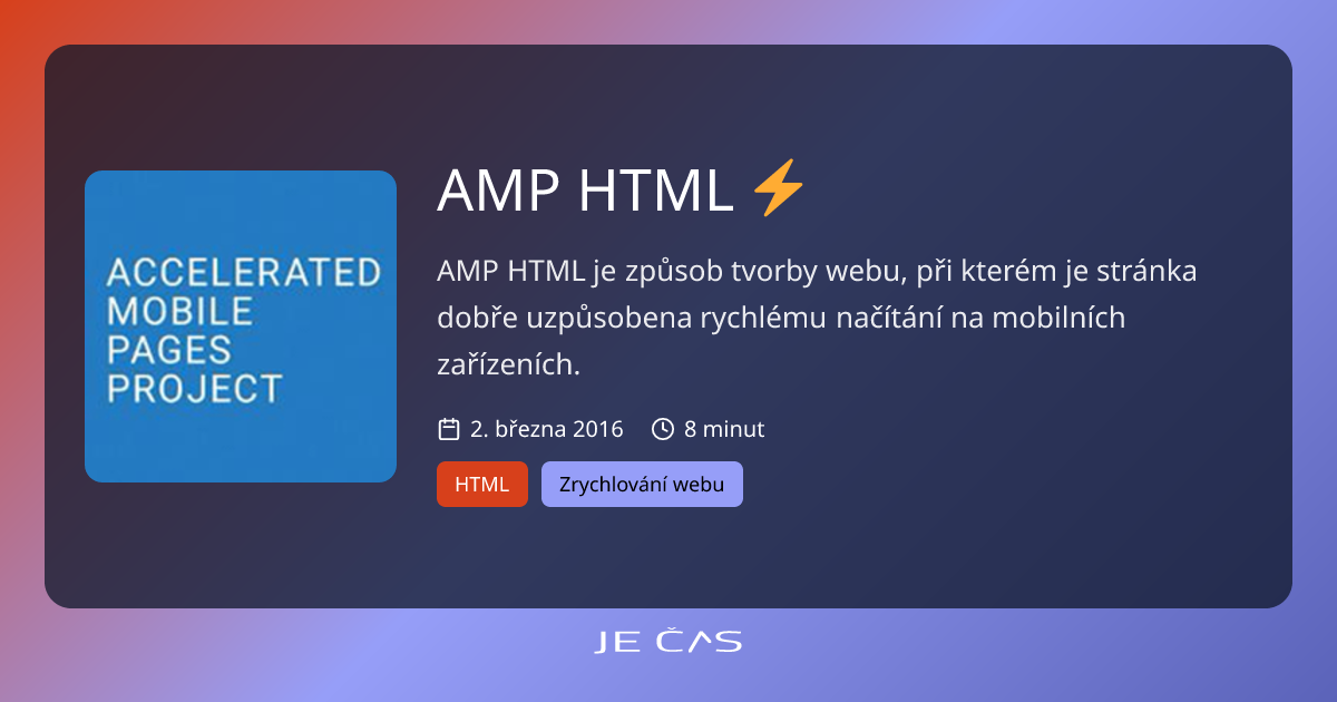 AMP HTML ⚡