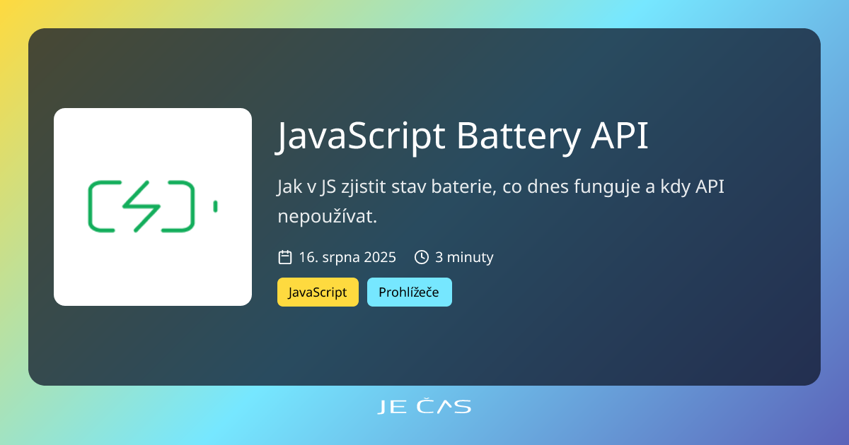 JavaScript Battery API