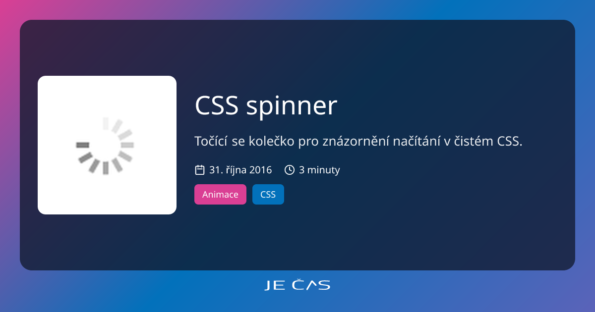 CSS spinner