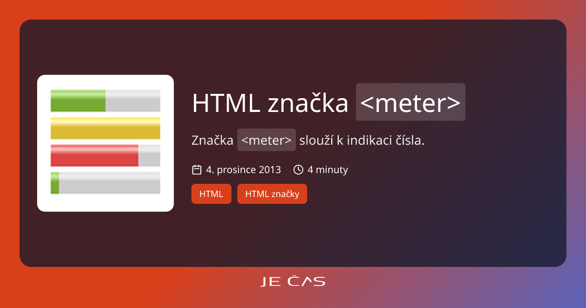 HTML meter