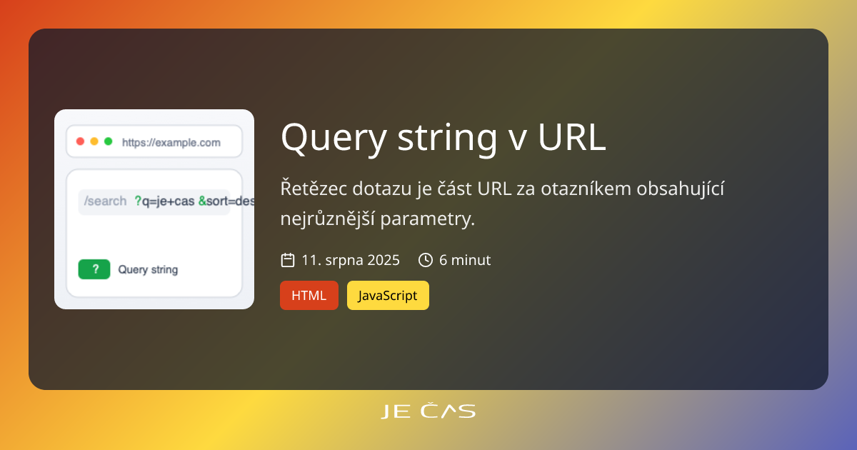 Query string v URL