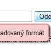 Atribut pattern pro formuláře