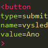 HTML tlačítko <button>