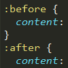 CSS content