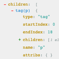 Parsování HTML v JavaScriptu
