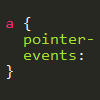 CSS pointer-events