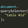 JS querySelector
