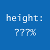 Výška podle šířky v CSS