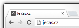 Zobrazení názvu domény v prohlížeči