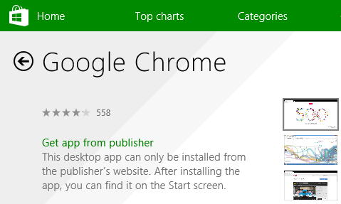 Chrome v Store